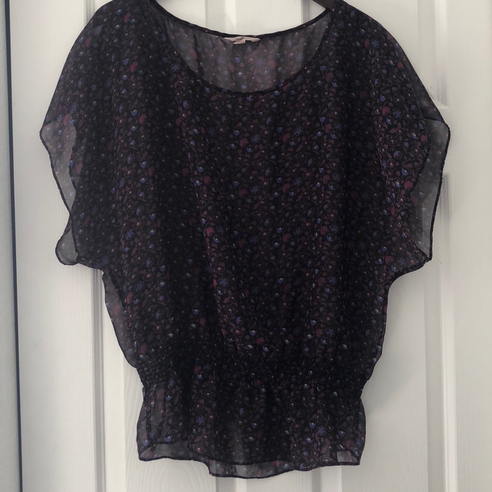 Floral Sheer Top